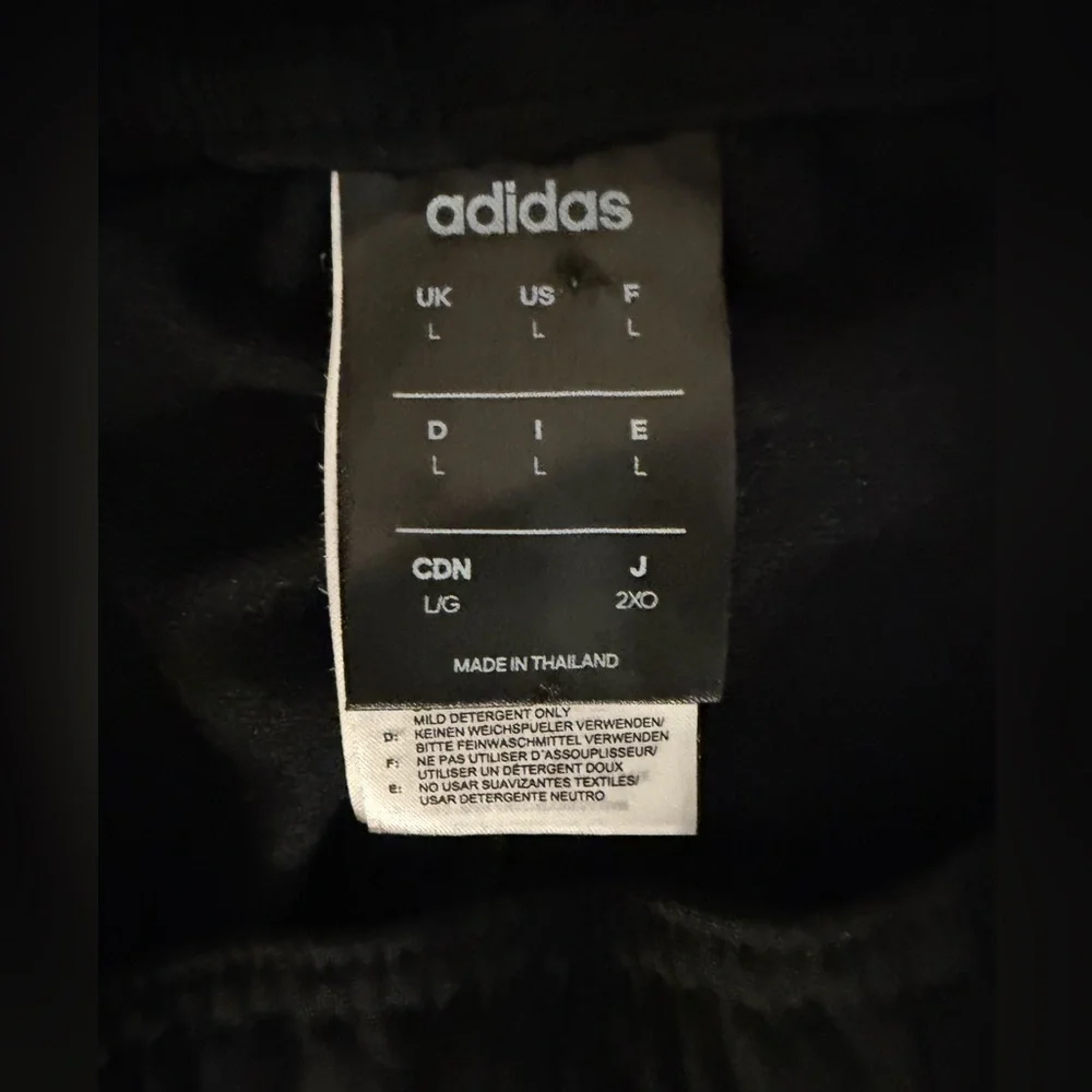Black Adidas Men’s Essentials Track Pants